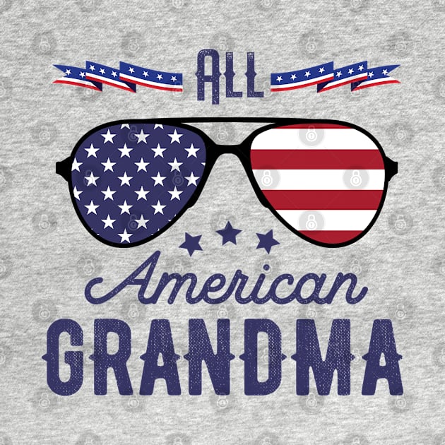 All American Grandma 4th Of July Sunglasses by tobzz